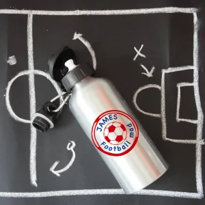 Personalised Football Water Bottle