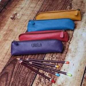 Personalised Leather Pencil Case