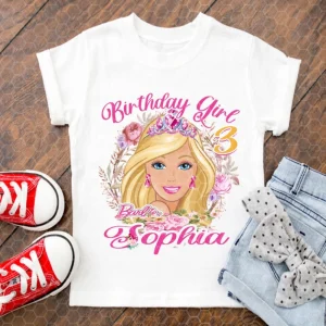 Personalized Barbie Princess Shirt For Toddler