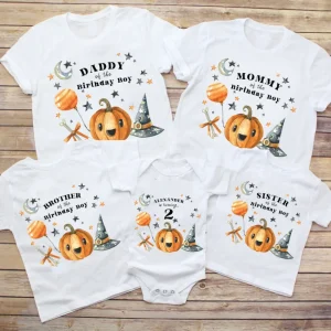 Personalized Halloween Birthday Shirt, Birthday Shirt, Halloween Birthday Shirt For Boys, Halloween Birthday Gift 2