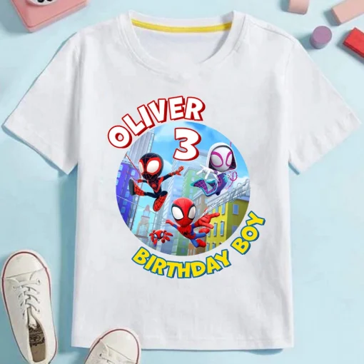 Spidey and His Amazing Friends Birthday Shirt