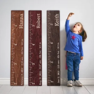 Personalized Wooden Kids Growth Chart Ruler