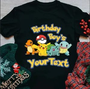 Pokemon Avenger Birthday shirt