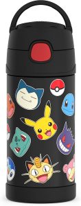 Pokemon Bottle Ounce Stainless Steel Vacuum Insulated Kids Straw