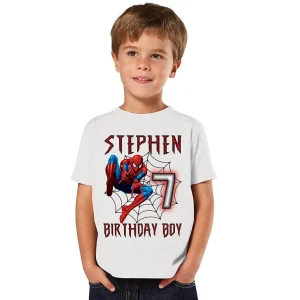 Spider Man Shirts for Birthday