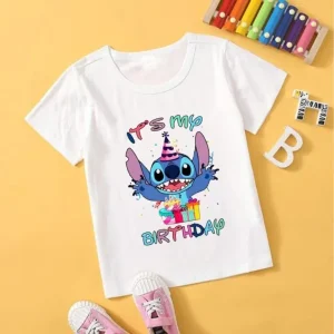 Stitch It’s My Birthday Shirt Disney Party Edition for Boys
