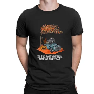 T-Shirt Halloween Friends-Horror Kaus Grafis Hadiah Film