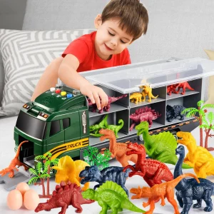 TEMI 39 in 1 Dinosaur Truck Toys for Kids