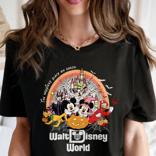 Vintage Disney Halloween Shirt Walt World 2023 s2