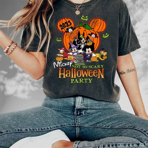 Vintage Halloween Mickey 2023 Shirt, Disney Mickey Mouse Halloween SweatShirt, Mickey Mummy Shirt, Disney Mickey Mouse T-Shirt s2