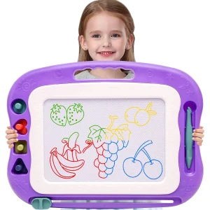 Wellchild Magnetic Drawing Board,Toddler Toys for Girls