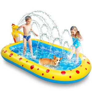 Winique Kiddie Pool with Sprinkler