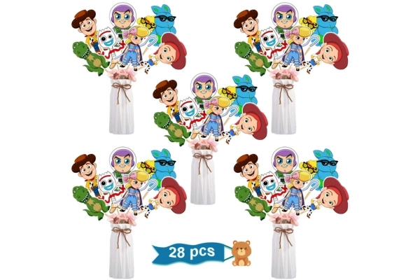 Toy Inspired Story Birthday Party Supplies, 28PCS