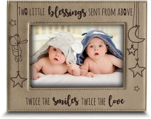 Twins Birthday Frame