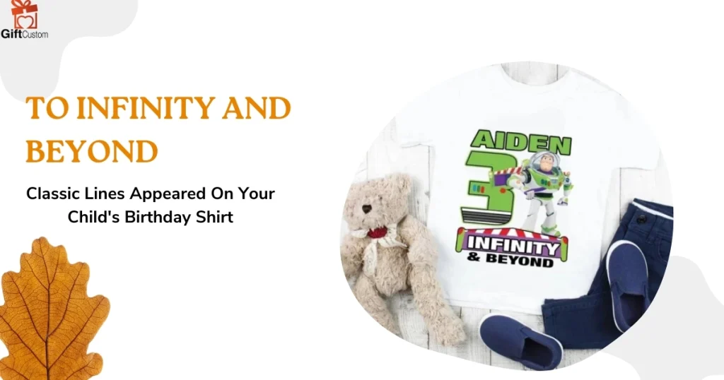 Two Infinity And Beyond Birthday Shirt: Classic Lines Appeared On Your Child's Birthday Shirt