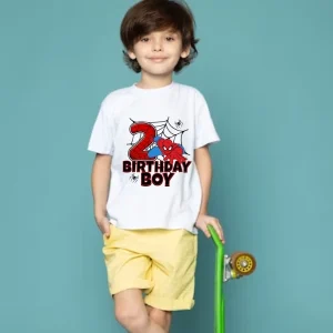 Superhero Style: Dressing Up with Spiderman Birthday Shirts