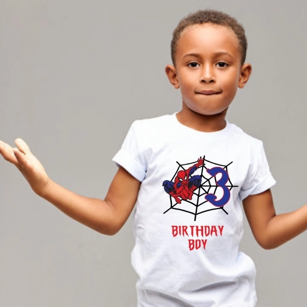 Giftcustom is your go-to destination for Spiderman 3rd Birthday Shirt