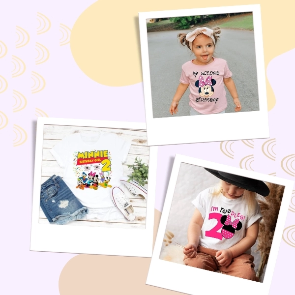 Unique Minnie Mouse 2nd Birthday Shirt Designs- Giftcustom