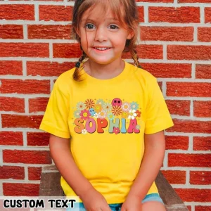 Personalized Name Back to School T-Shirt-2