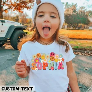Personalized Name Back to School T-Shirt-5