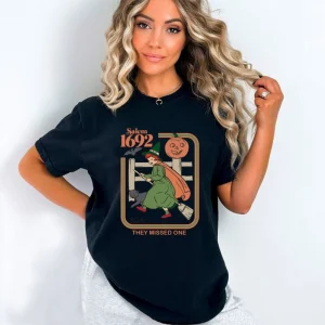 1692 They Missed One Shirt, Salem Witch Trials Tee, Salem Massachusetts Witch Trials Comfort Colorsr Garment-Dyed T-Shirt