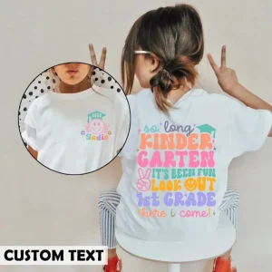 Customizable Toddler Tee for Back to School