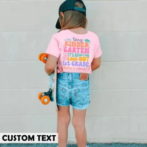 Customizable Toddler Tee for Back to School-3