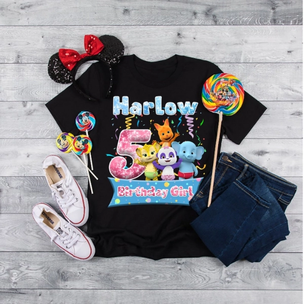 Personalized Word Party Birthday Shirts