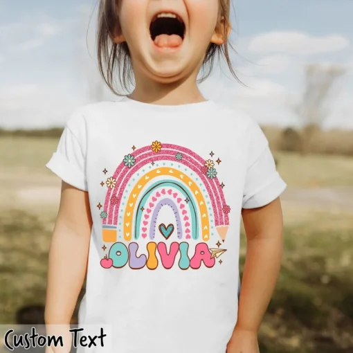 Custom Back to School Toddler T-Shirt-5