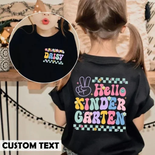 Your Name Back to School Tee for Toddlers-1