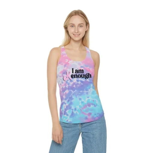 Soulful "I am Enough" Linen Shirt - Love and Value Yourself-1