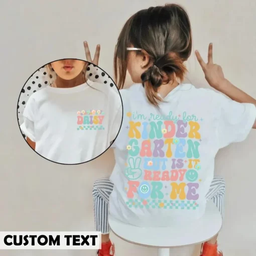 Customizable Toddler Shirt for Back to School-1