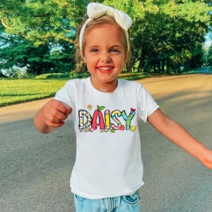Toddler's Name on Back to School Shirt-1