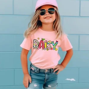 Toddler's Name on Back to School Shirt-4
