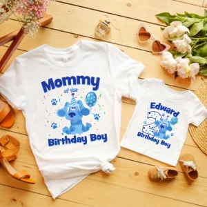 Blues Clues Birthday Shirt, Blues Clues Family Birthday Shirt,Personalized Blues Clues Birthday, Matching Birthday Family Shirts 2