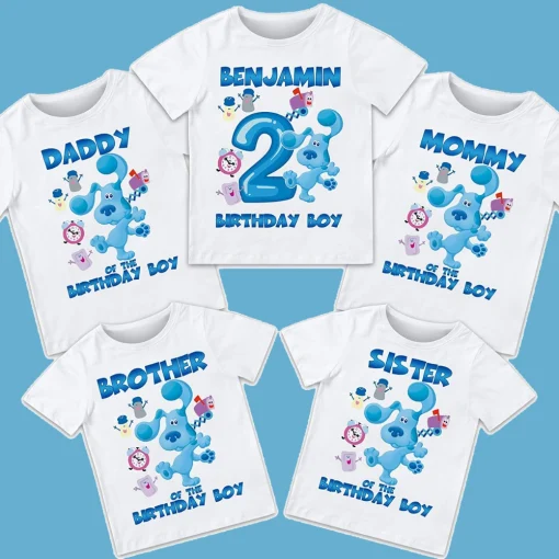 Blues Clues Birthday shirt, Blues Clues And Magenta Birthday Shirt, Blues Clues Family Shirts, Family Blues Clues Shirts 2