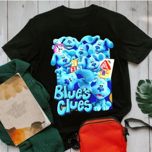 Blues Clues Custom T Shirt, Blue Dog Shirt, Dog Shirt, Dog Lover