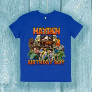 Camp Cretaceous Dinosaur Birthday Party Shirt, Jurassic World Family Shirt, Dinosaur Theme Party Matching Shirt