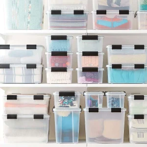 Clear plastic bins for organizing Birthday shirt