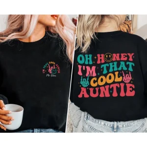 Cool Aunt Sweatshirt, Cool Auntie Sweatshirt, Sister Gift, Auntie Sweatshirt, Concert Shirt, Gift For Auntie, Cool Aunt Club,Aunt Sweatshirt