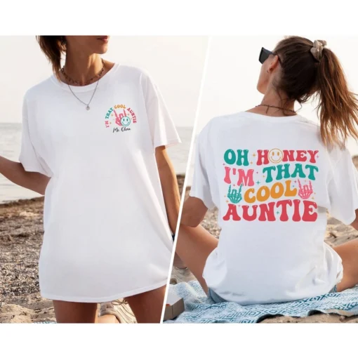 Cool Aunt Sweatshirt, Cool Auntie Sweatshirt, Sister Gift, Auntie Sweatshirt, Concert Shirt, Gift For Auntie, Cool Aunt Club,Aunt Sweatshirt 4
