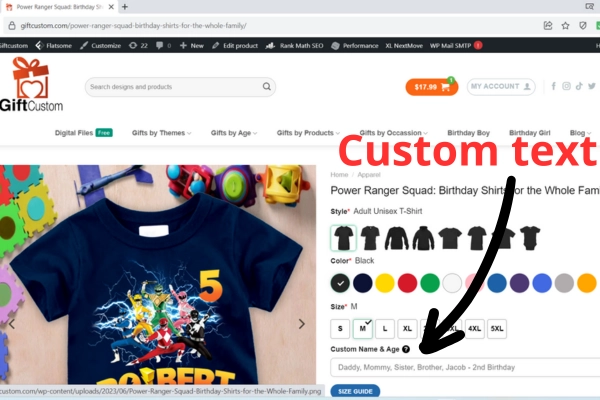 Create Your Own Custom Pokemon Birthday Shirts Ideas Online With Giftcustom
