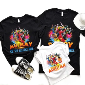 Custom Power Ranger Dino Fury Shirts, Pawer Ranger Family Shirt, Power Ranger Birthday Shirt, Power Ranger Shirt, Birthday Shirt