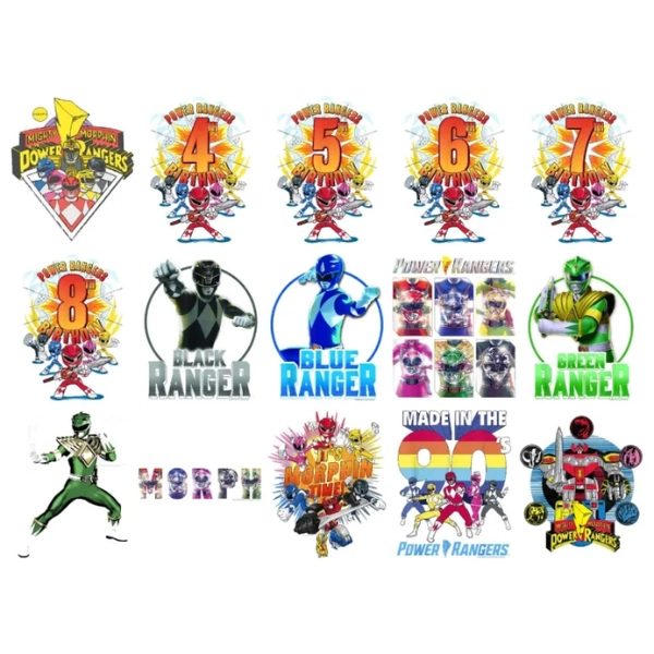 Example personalized Power Ranger