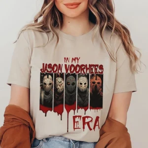In My Jason Voorhees Era Shirt, Horror Movie Character Sweatshirt, Halloween Era Shirt, Halloween Costume, Fall Vibes, Horror Movie