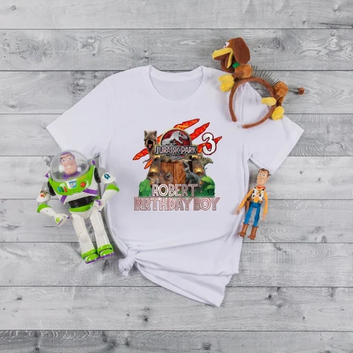 Jurassic Park Birthday Shirt, Custom Jurassic Park Shirt, Customsaurus Shirt, Family Trip, Personalized Jurassic Park2