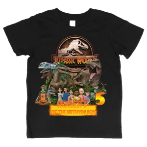 Jurassic Park Birthday Shirt, Custom Matching Family Birthday Shirt, Personalized Birthday Gifts