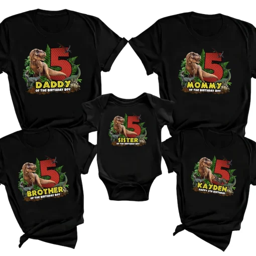 Jurassic Park Birthday Shirt, Jurassic Park, Birthday Shirt, Apparel 2