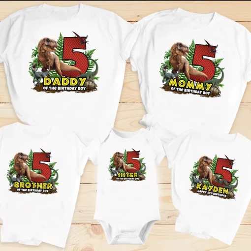 Jurassic Park Birthday Shirt, Jurassic Park, Birthday Shirt, Apparel