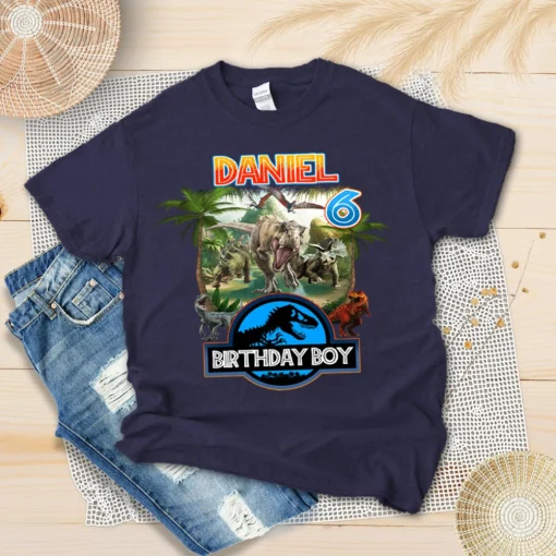 Jurassic Park Birthday Shirt, Jurassic Park Dinosaur Birthday Family T-shirts, Jurassic Park T-shirts, Jurassic World Shirt2